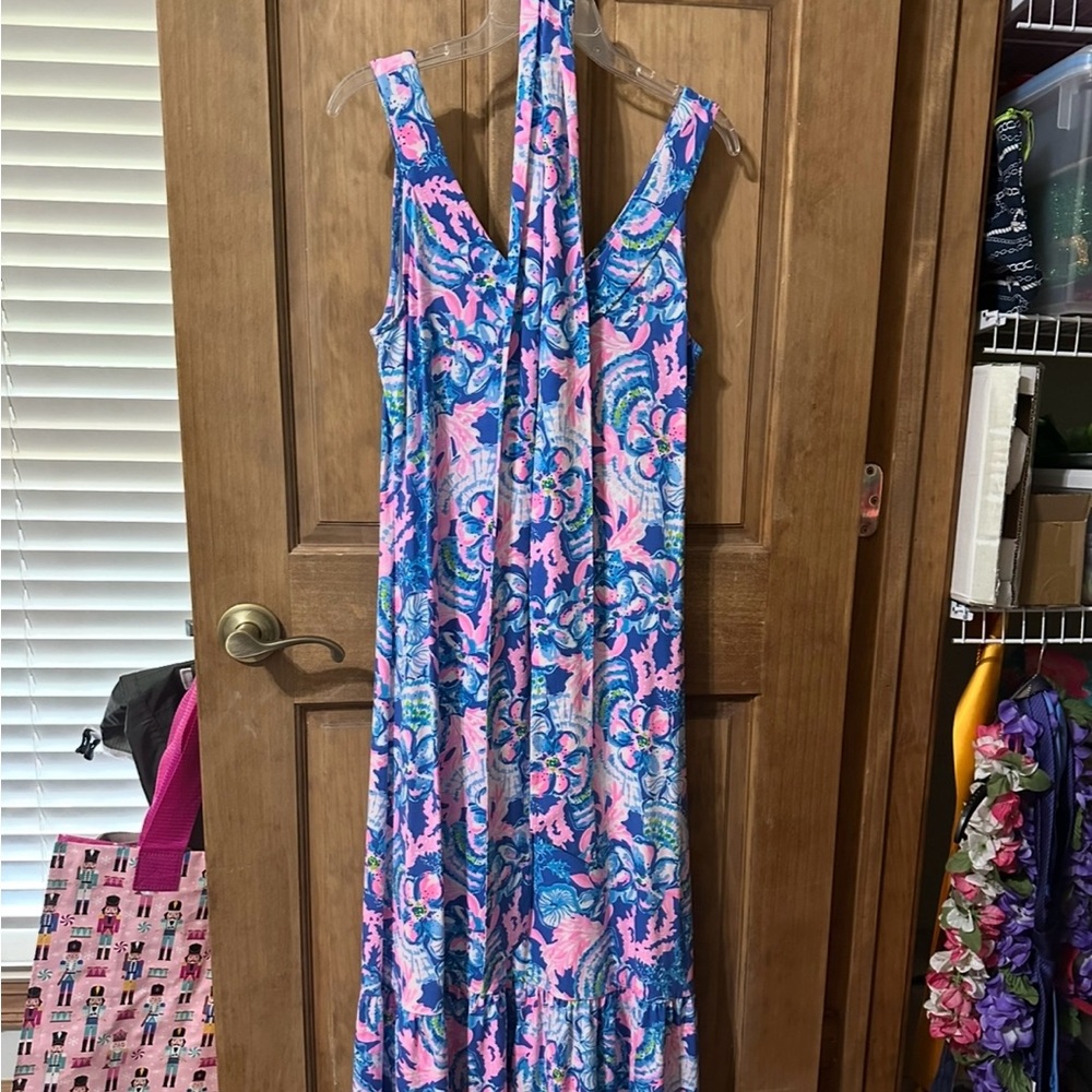 Lilly Pulitzer Madden V-Neck Midi Dress